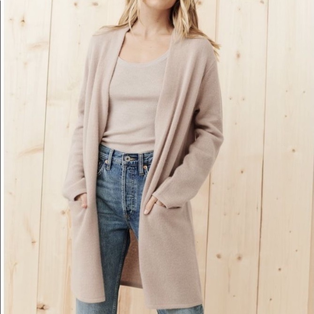 Jenni Kayne Sweater Coat, Blush, S